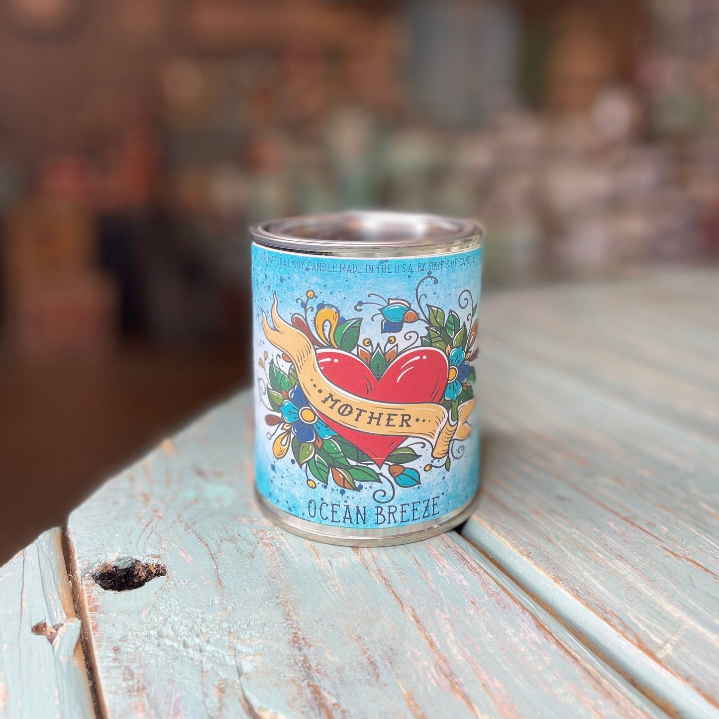 Ocean Breeze Tattoo Candle