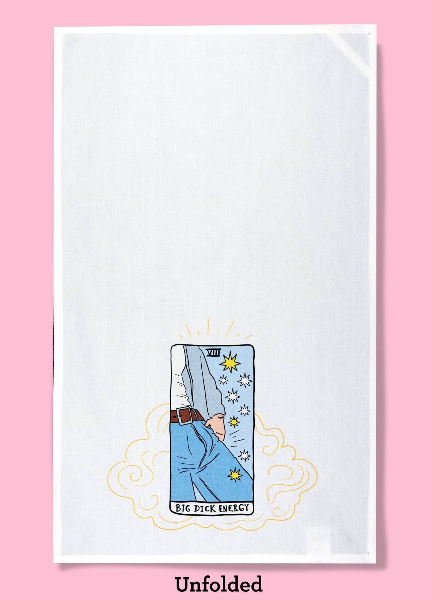 BIG DICK ENERGY Tarot Kitchen Dishtowel