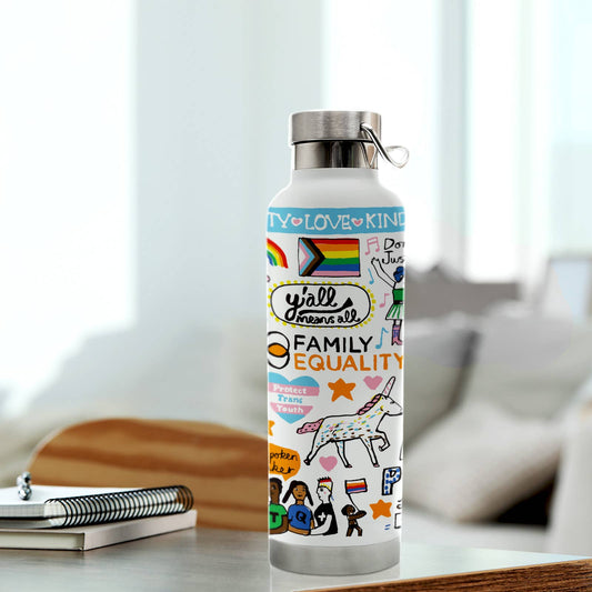 Family Equality 24 oz. Stainless Steel Water Bottle
