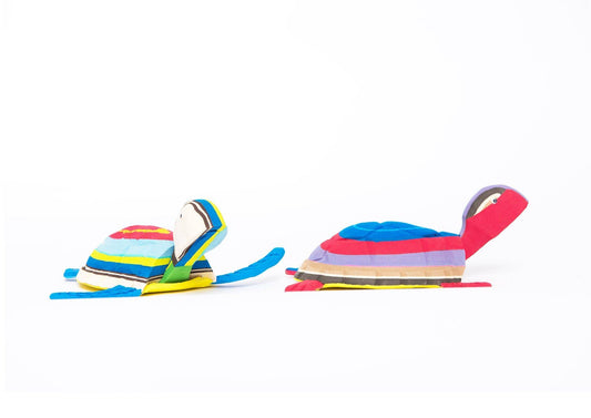 Recycled Flip-Flop Turtle Sculpture- colours vary