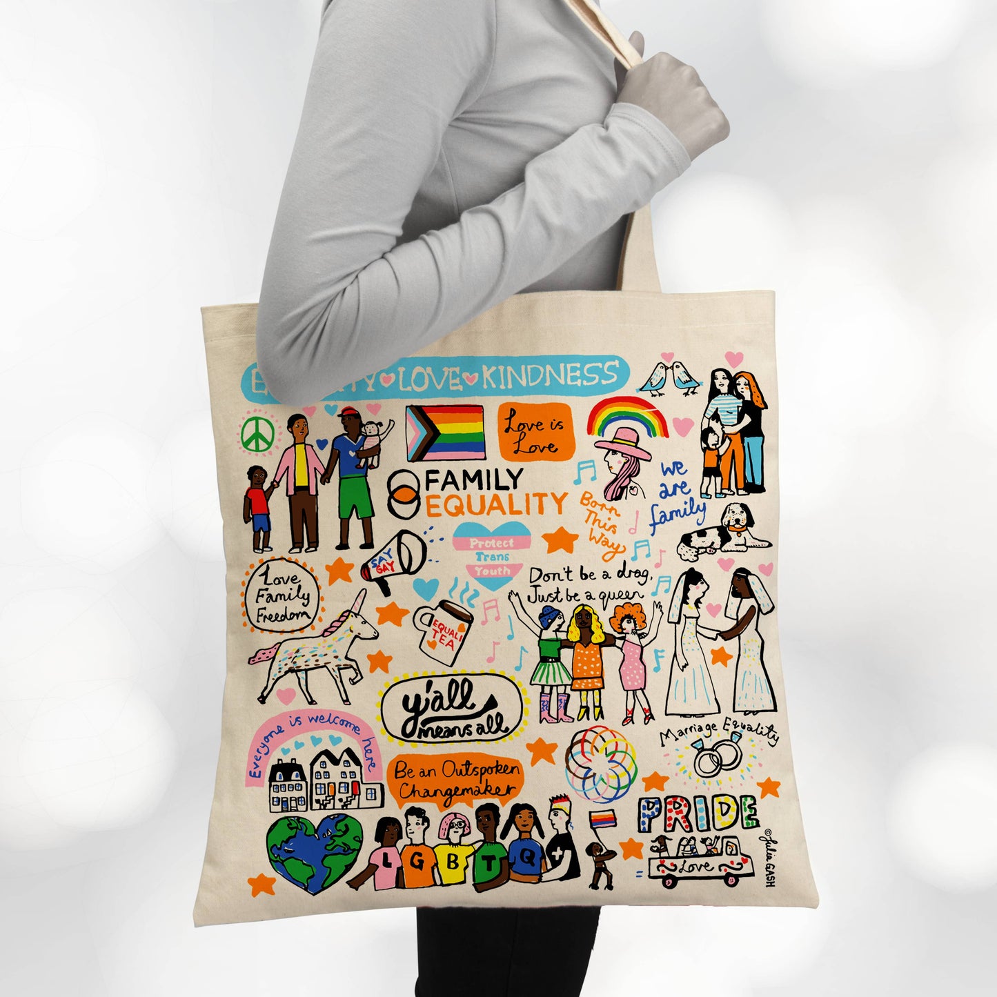 Family Equality Tote Bag