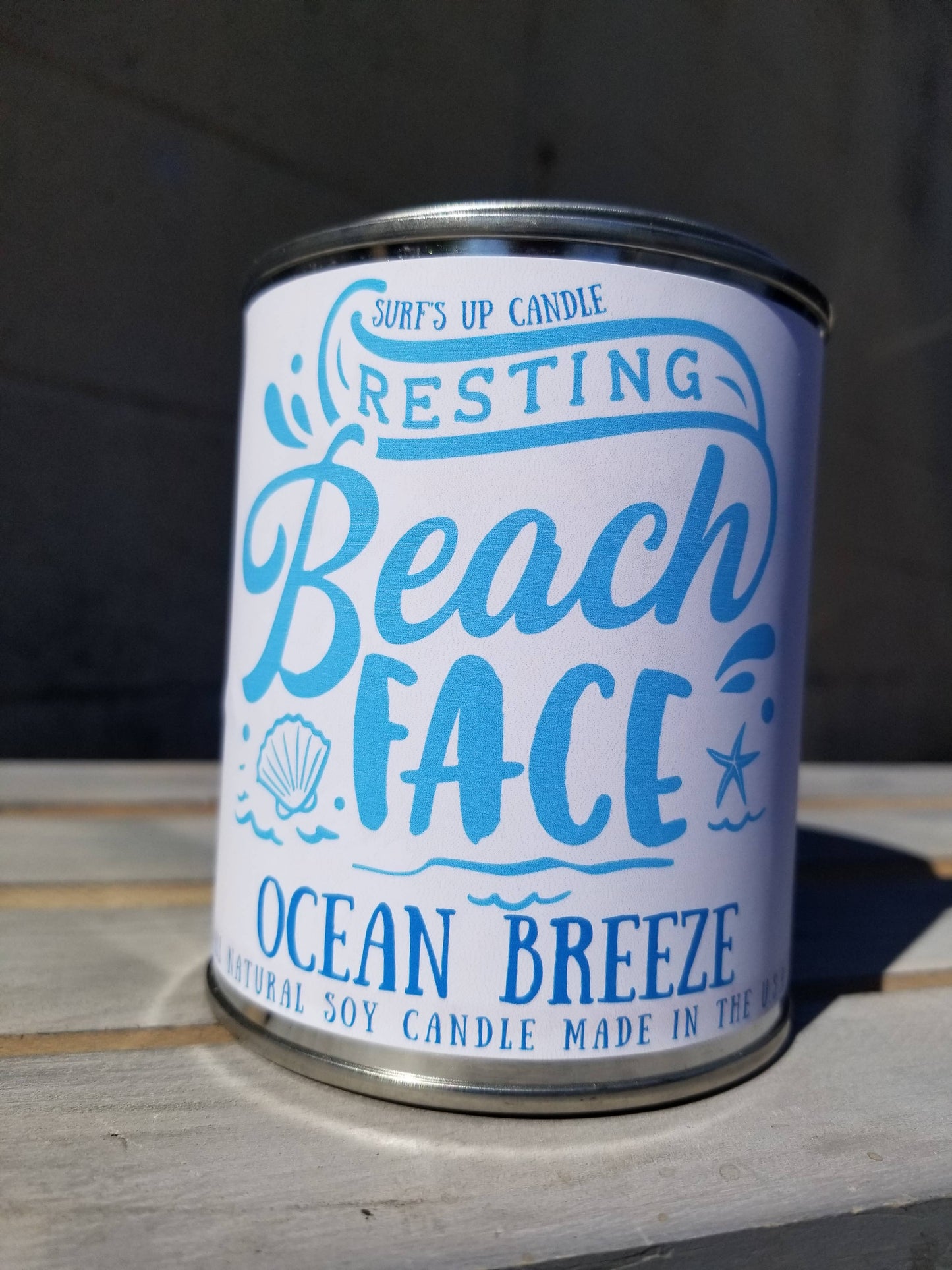 Resting Beach Face Ocean Breeze Candle
