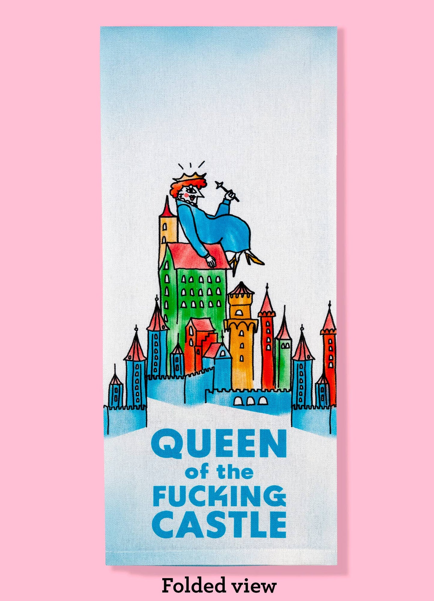 Queen of the F*cking Castle Dishtowel