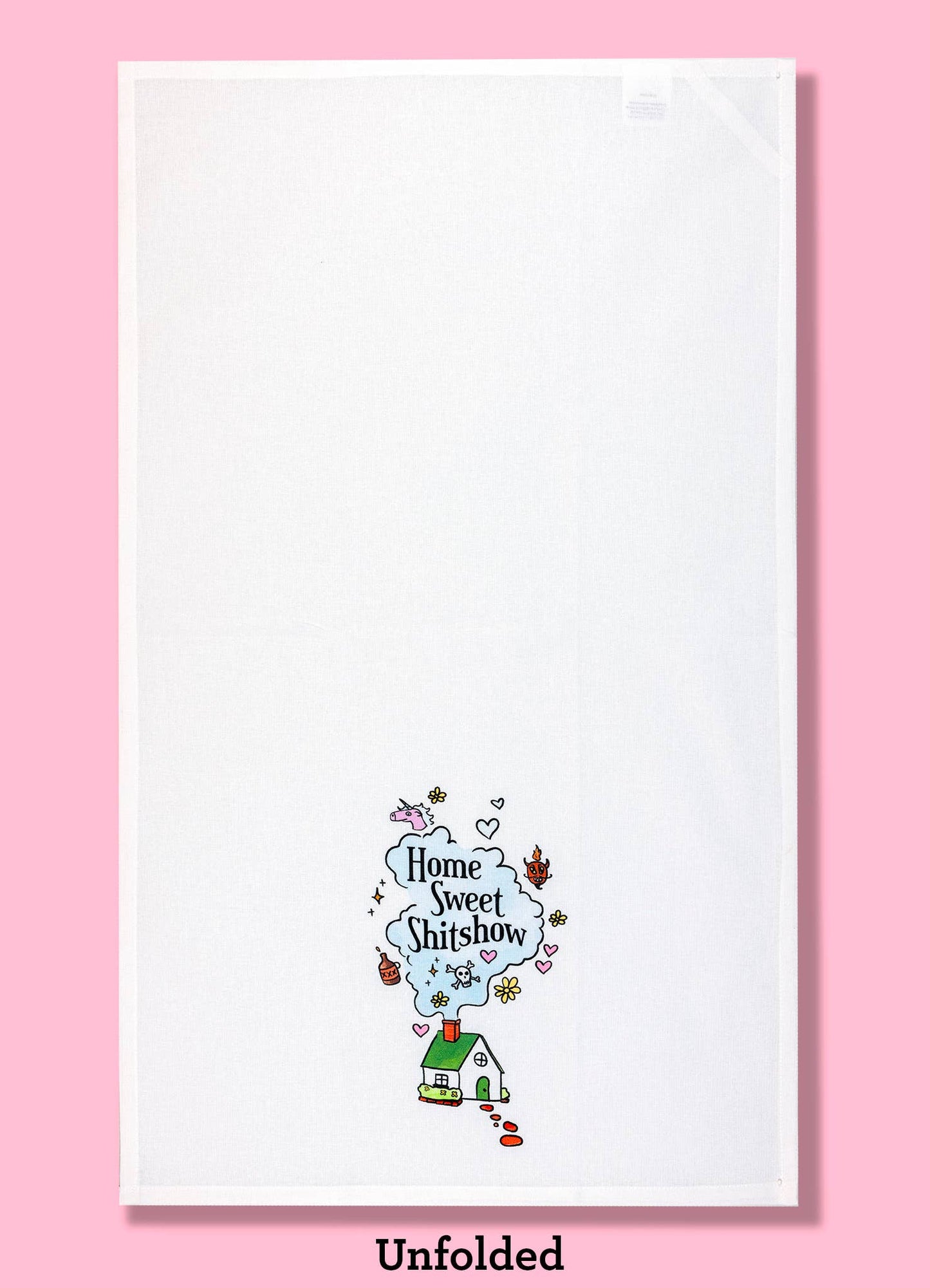 Home Sweet Shitshow dishtowel, kitchen towel