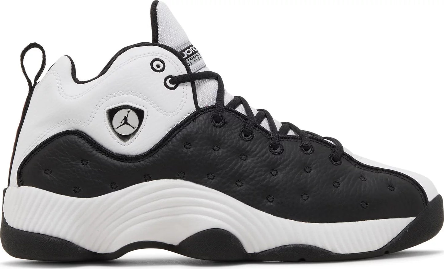 Jordan Jumpman Team 2 White/Black-University Red [heel]