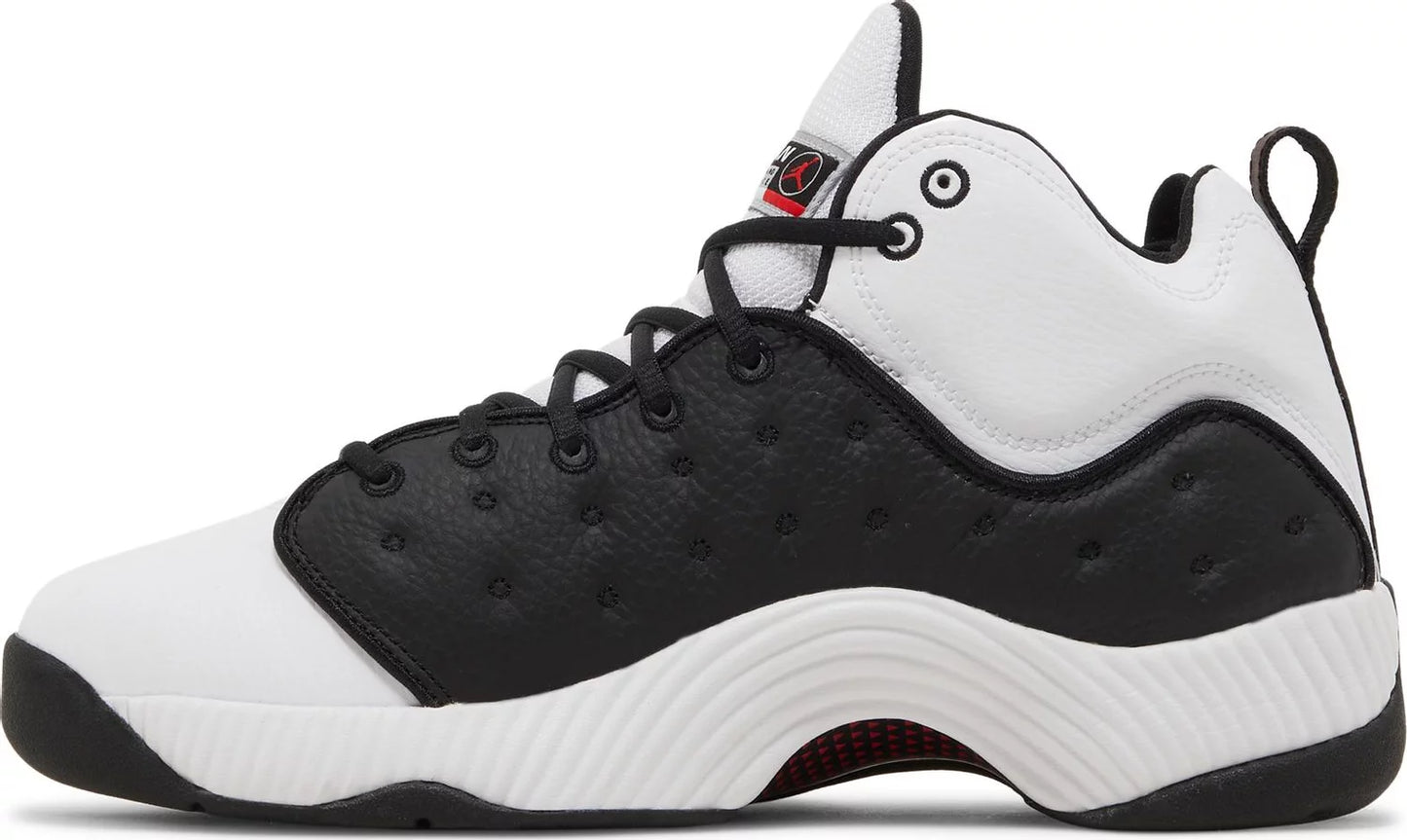 Jordan Jumpman Team 2 White/Black-University Red [heel]