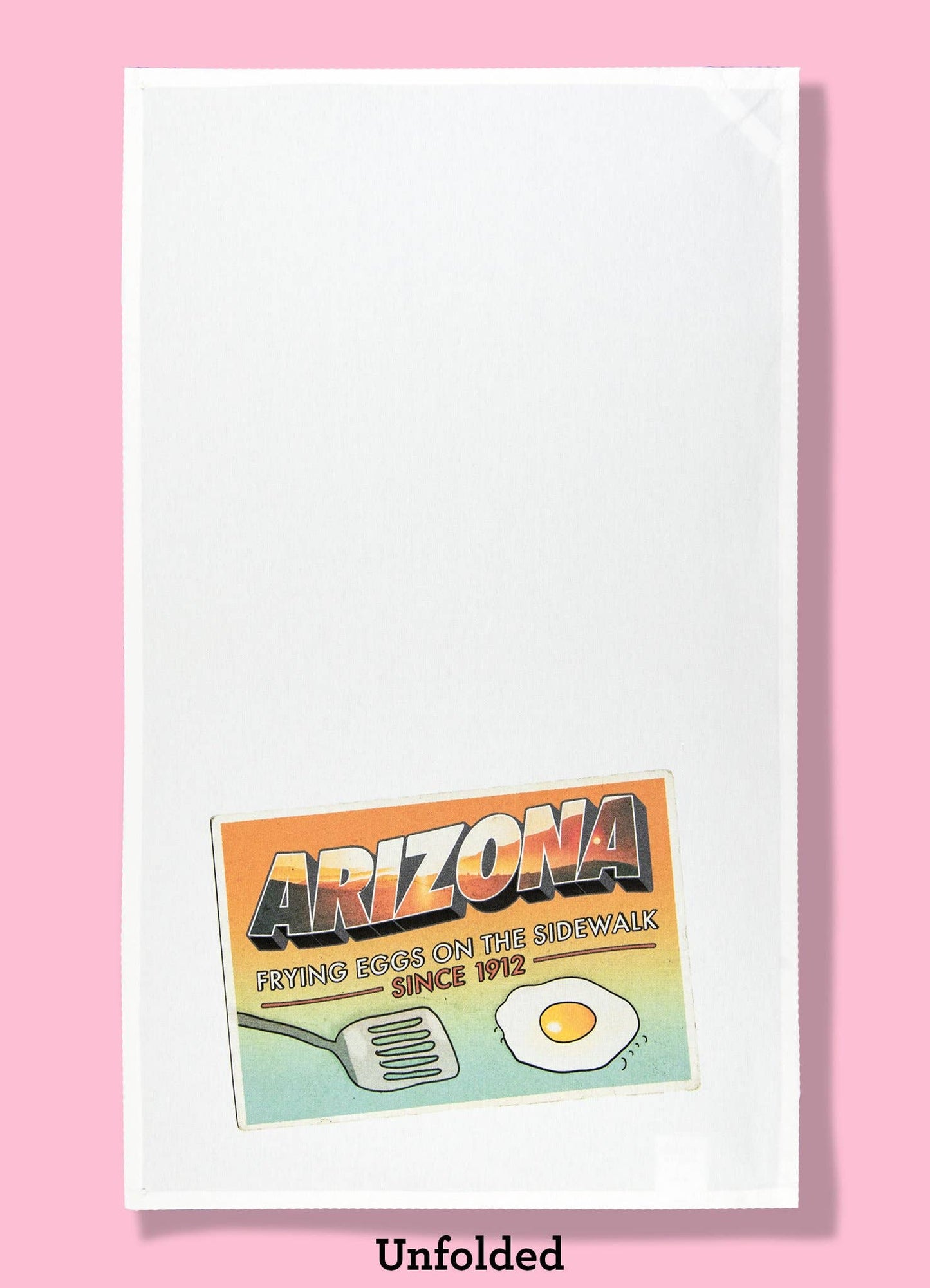 Arizona - Frying Eggs on the Sidewalk Dishtowel