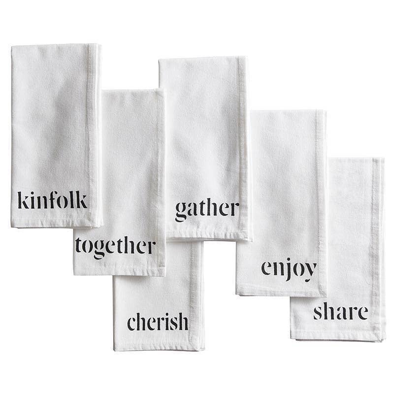 "Kinfolk" Cotton Napkin Set of 6