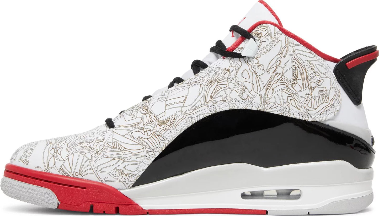 Air Jordan Dub Zero "Fire Red/Black"- 11