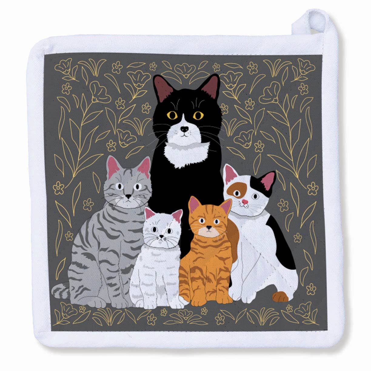 Must Love Kitty Cats Potholder  