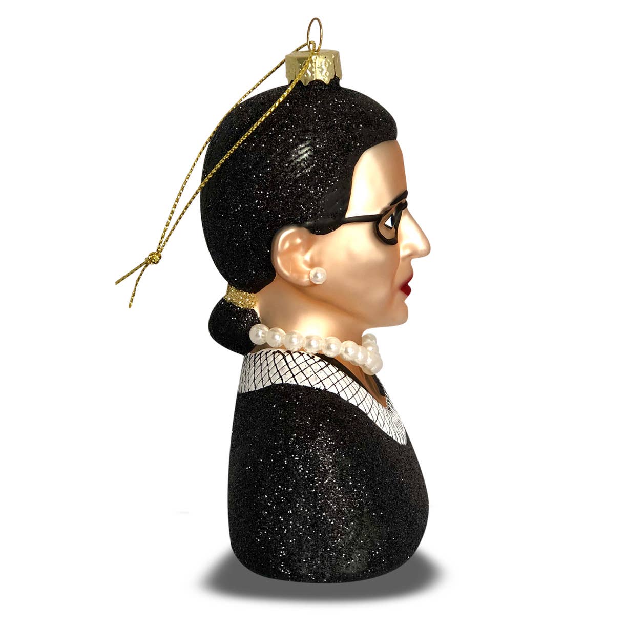 Notorious RBG Glass Ornament