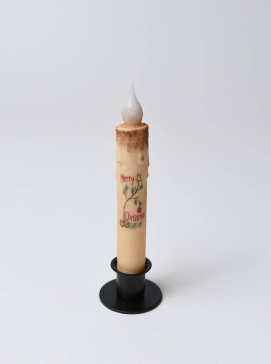 Charlie Brown Tree LED Timer Candle, star iron base
