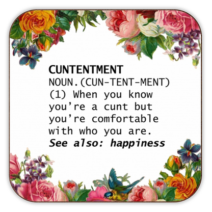 Coasters 'CUNTENTMENT'