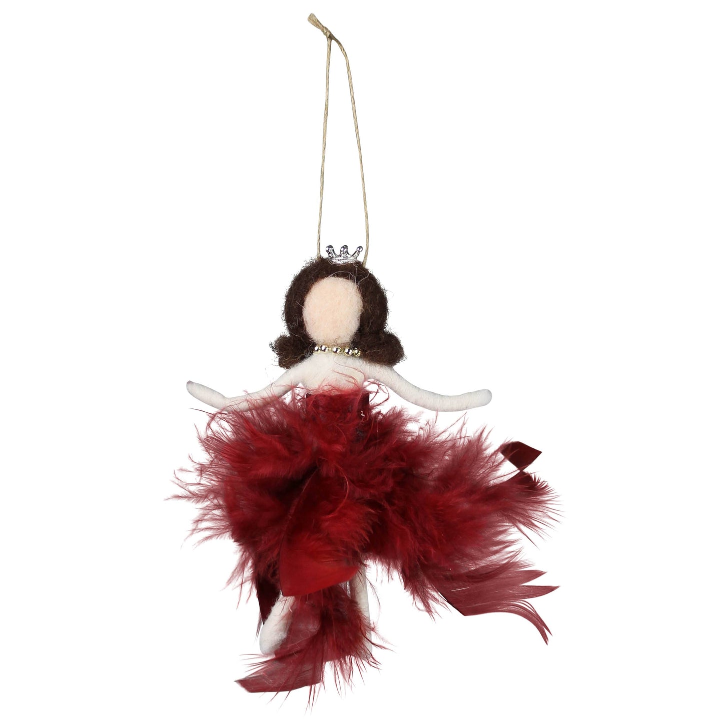 Feather Princess Ornament, Rouge