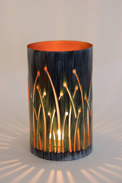 Seagrass Iron Candleholder