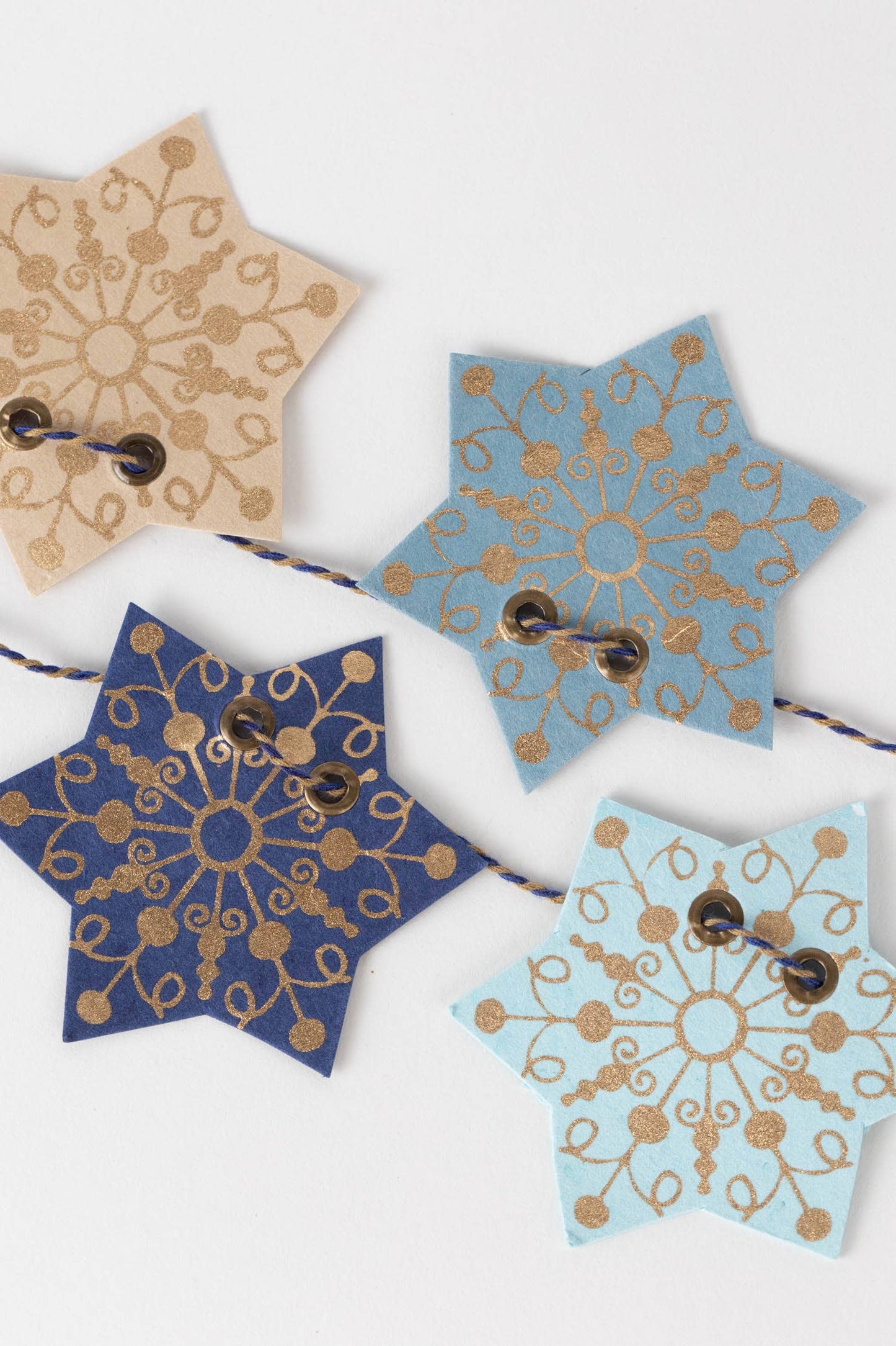 6 Point Star Garland