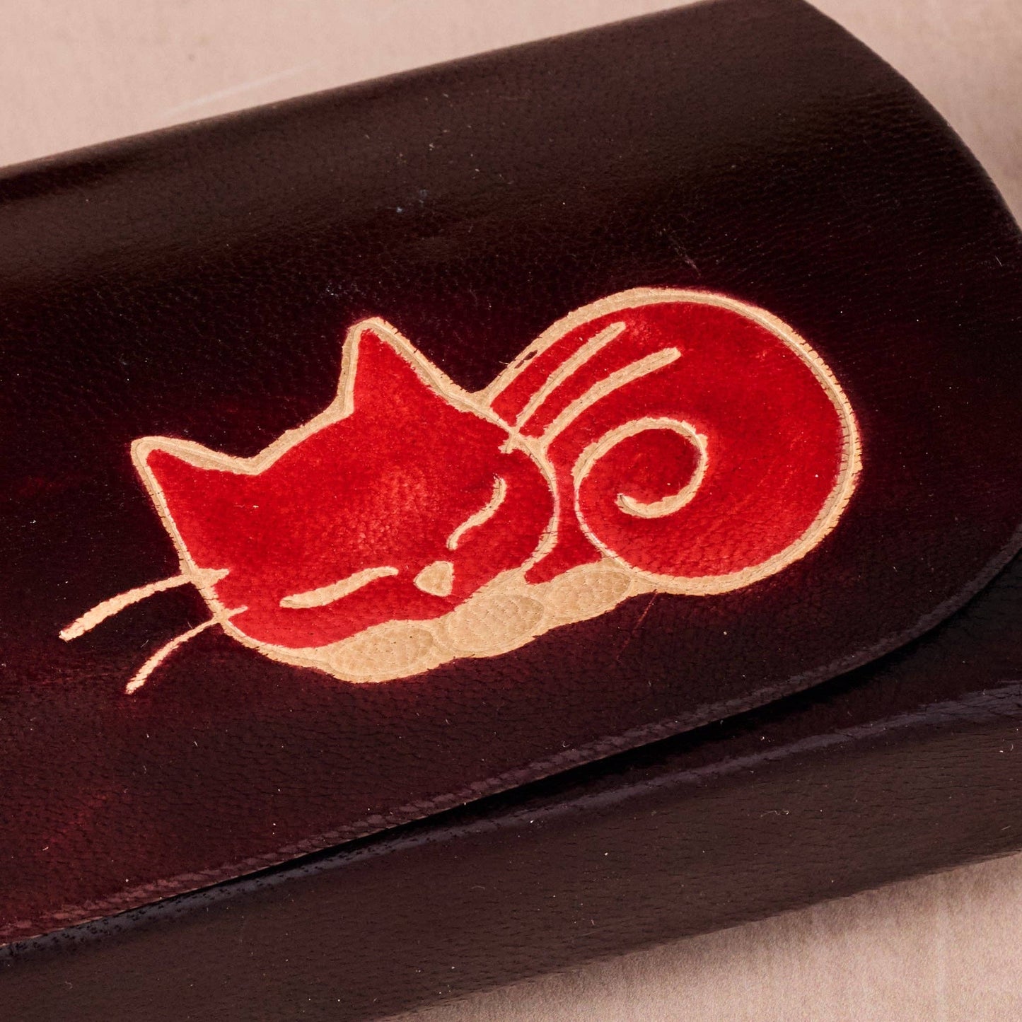Kittee Leather Eyeglass Case