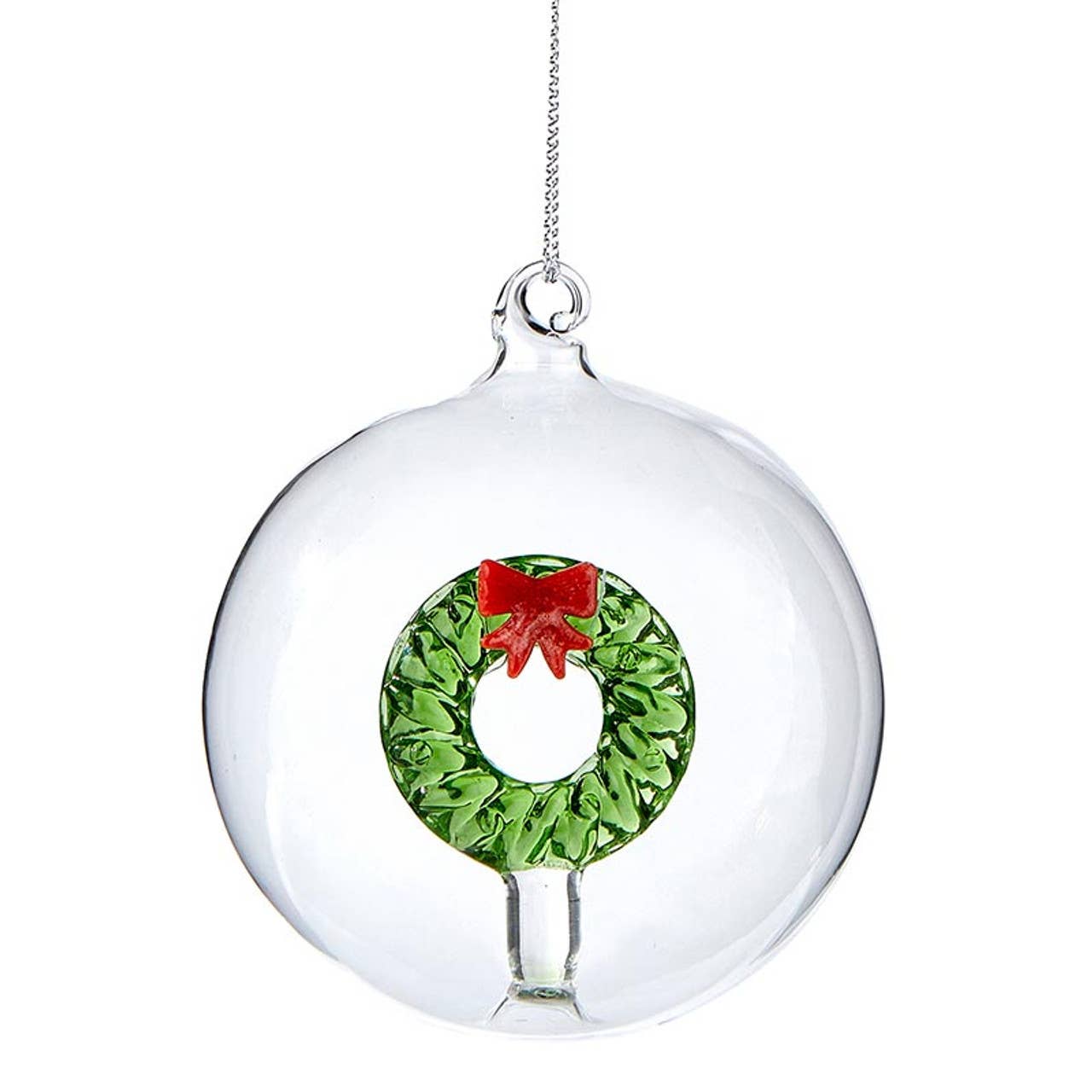 Glass Ornament - Wreath