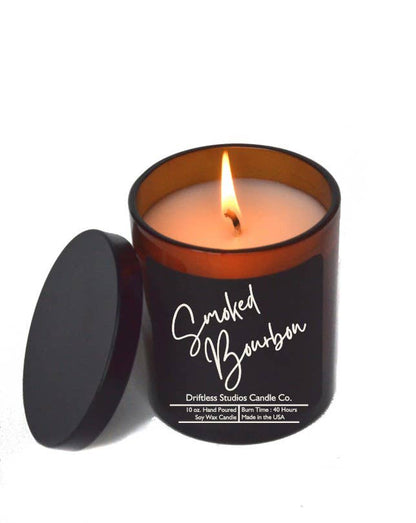 Smoked Bourbon Premium Soy Candle - 10 oz.