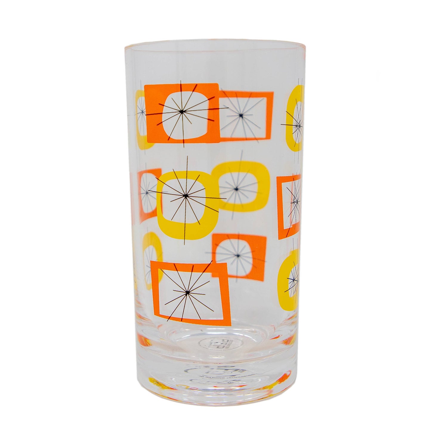 Acrylic Atomic Tumbler Orange! Set of 4