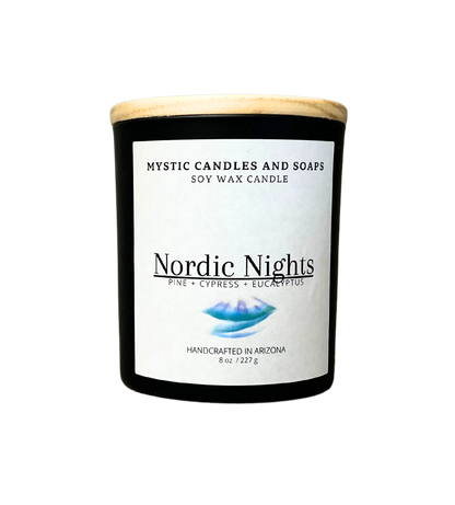 Nordic Nights Highly Scented Handcrafted Soy Wax Candle