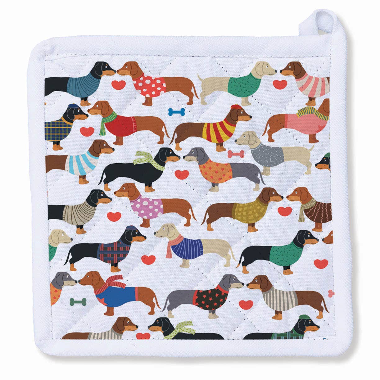 Dachshund Doxie Nation - Two Sided Potholder