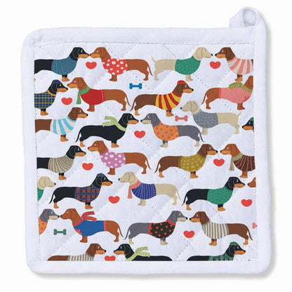 Dachshund Doxie Nation - Two Sided Potholder