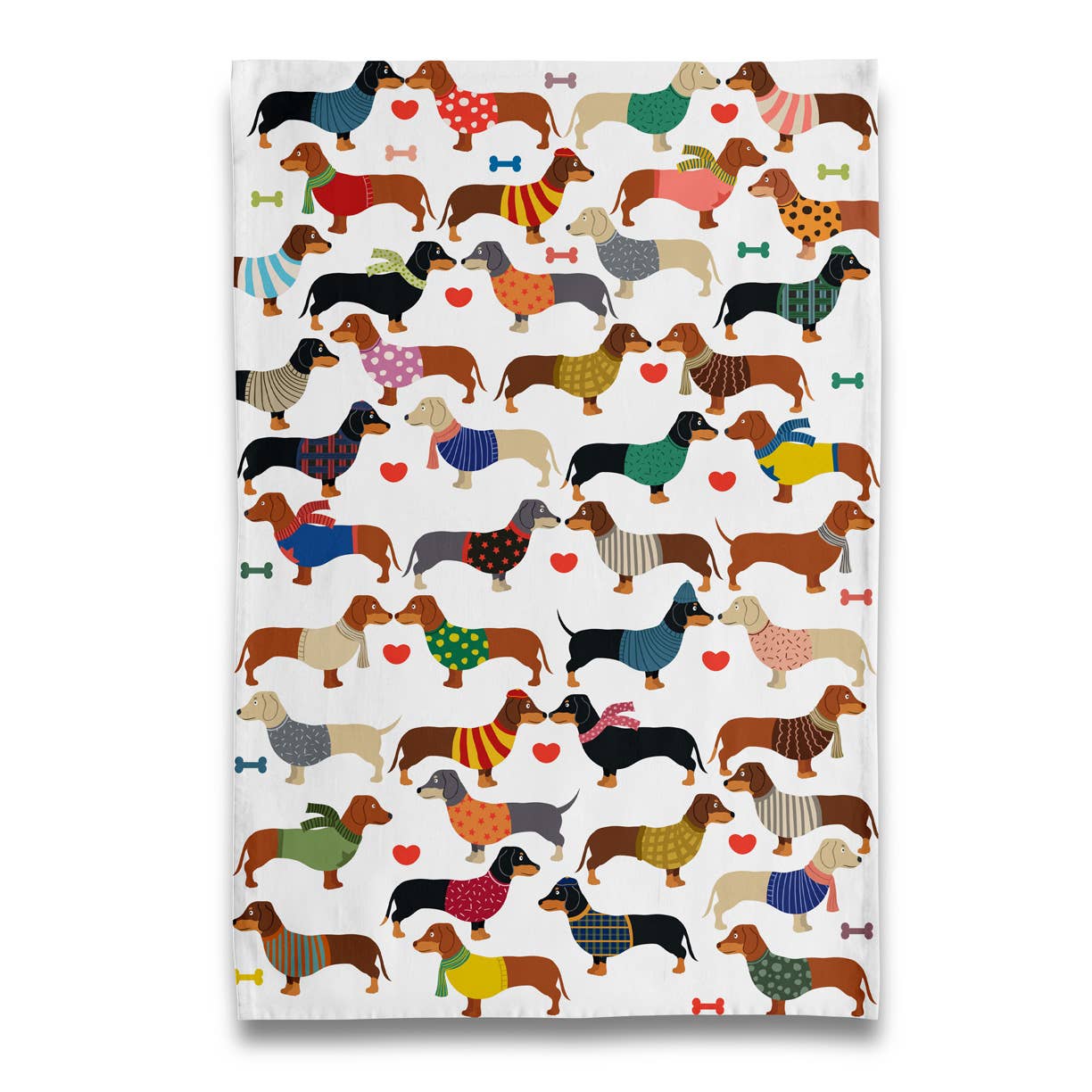 Dachshund Nation Doxie Tea Towel