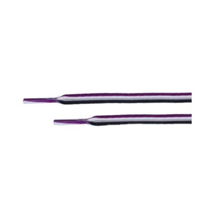 Asexual Flag Shoe Laces (1 Pair): Yes / 1 Pair