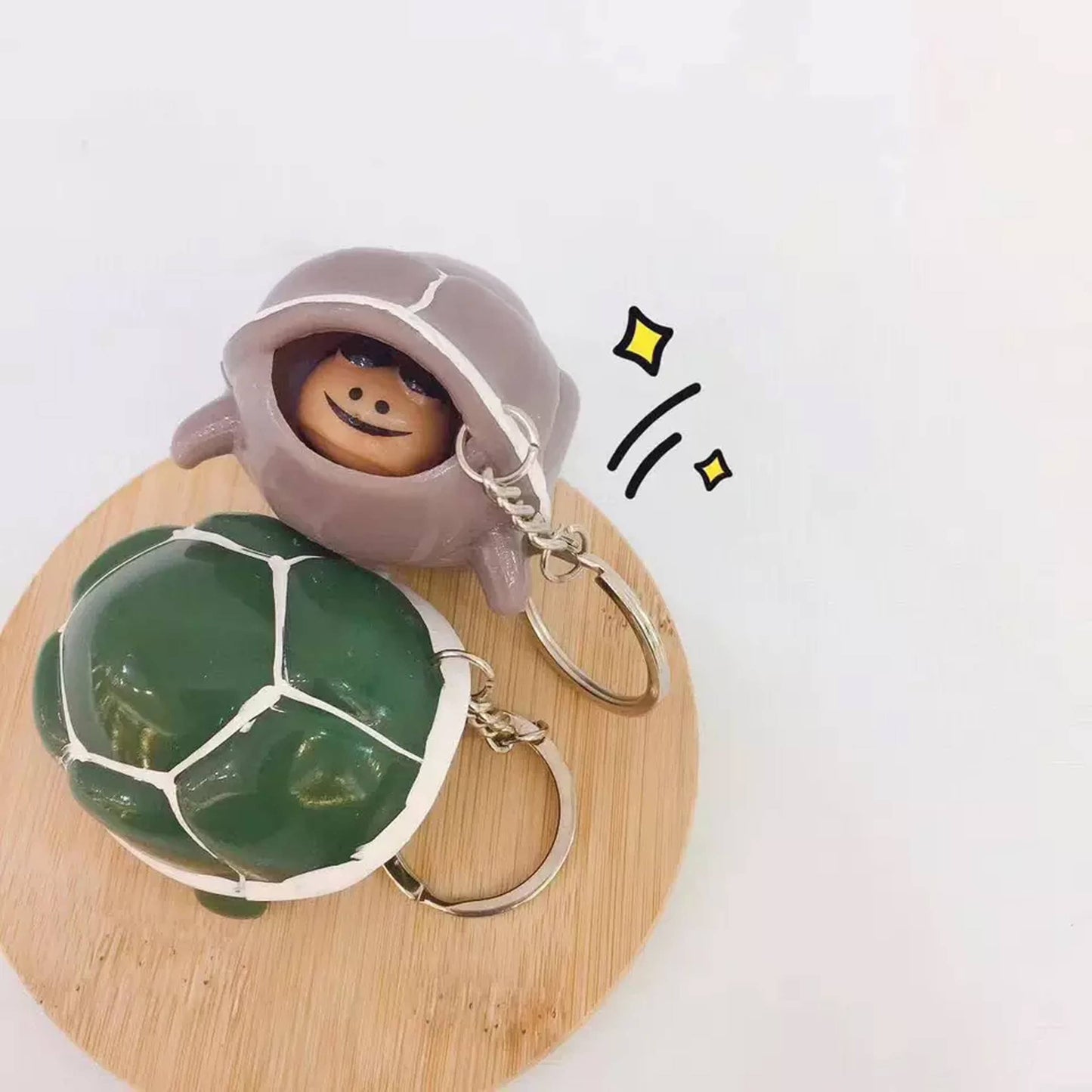Turtle Pop-Out Back Pack Keychains