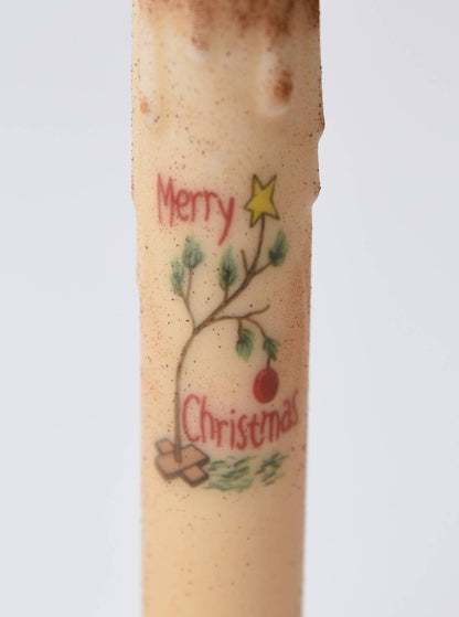 Charlie Brown Tree LED Timer Candle, star iron base