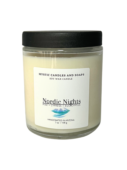 Nordic Nights Highly Scented Handcrafted Soy Wax Candle