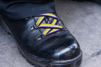 Nonbinary Flag Shoe Laces (1 Pair)