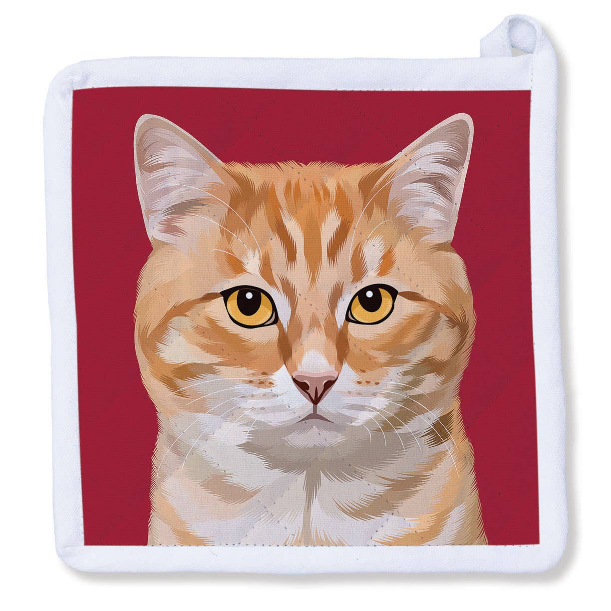 Orange Tabby Cat Potholder