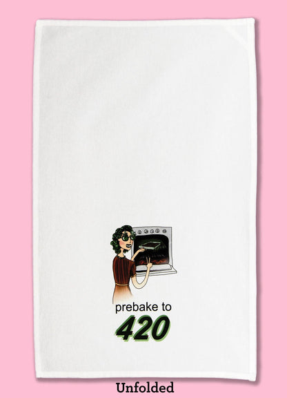 Prebake to 420 Dishtowel