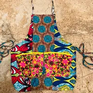 African Patchwork Apron, one of a kind