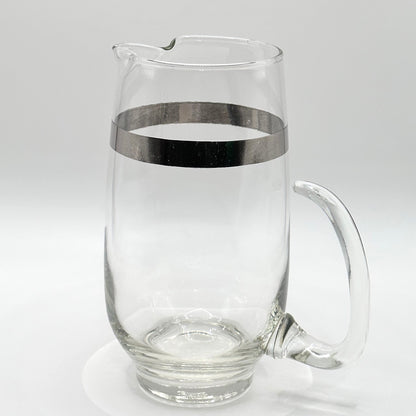 Dorthoy Thorpe Mid-century Silver Stripe Pitcher