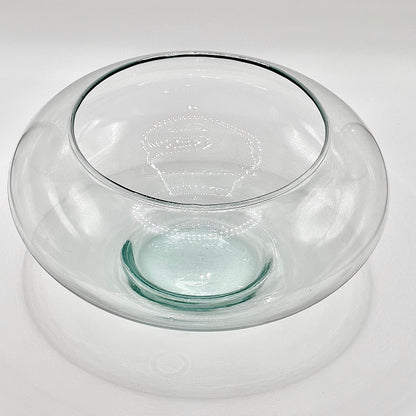 Beebe Gallini Round Powder Puff Glass Bowl, clrnc