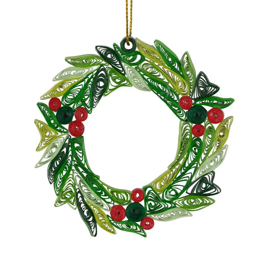 Quill Paper Wreath Ornament