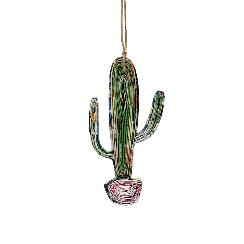 Cactus Ornament - Recycled Paper