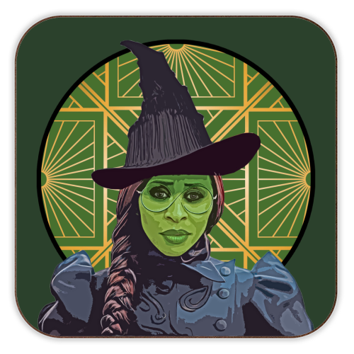 Coasters 'Art Deco Elphaba'