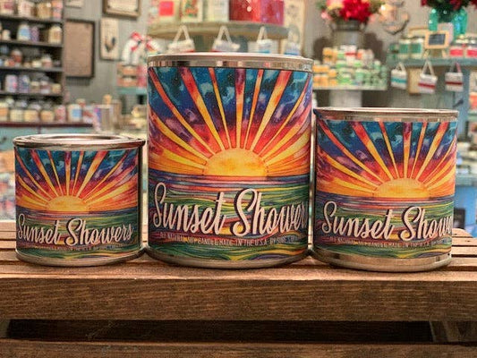 Sunset Showers Paint Can Candle - Vintage Collection