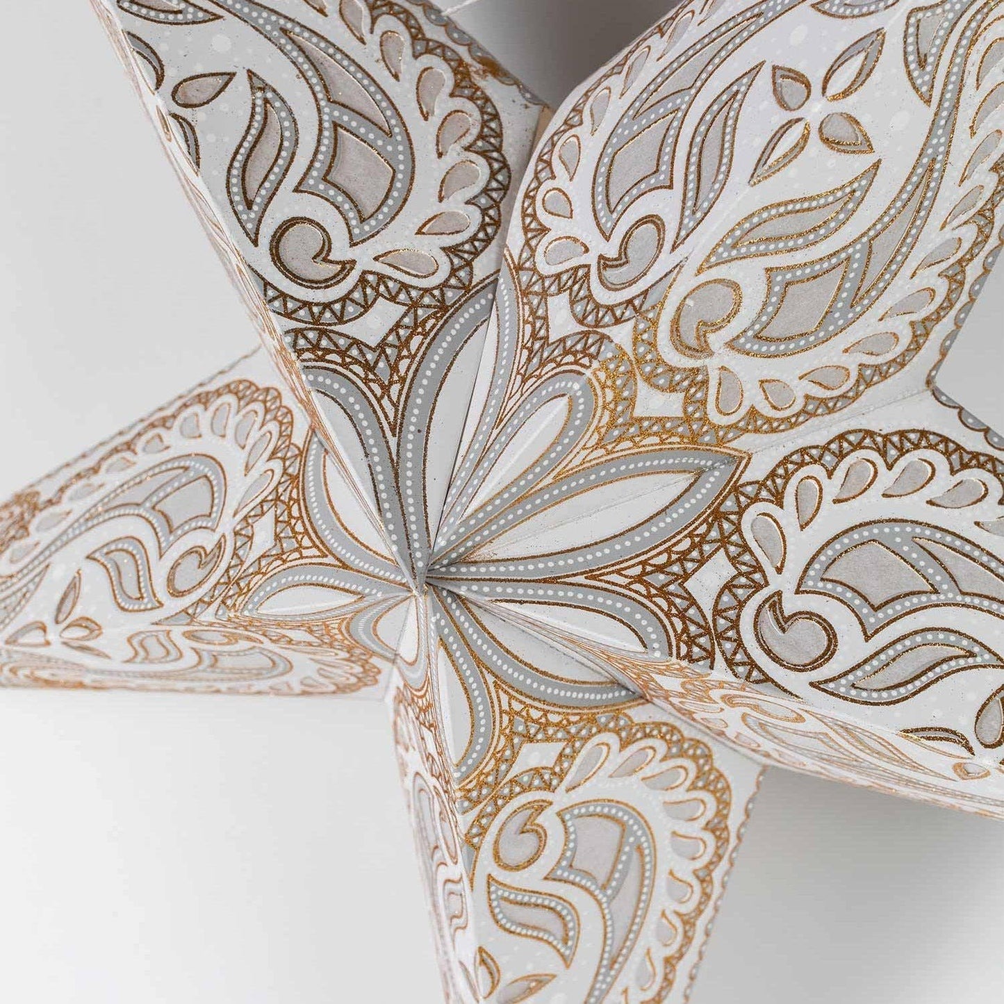 3D Paisley Paper Star