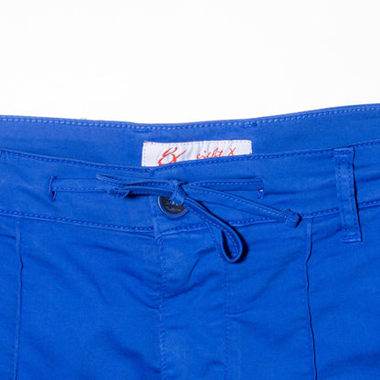 8x Midnight Blue Chino Shorts w/ Drawstring Waist