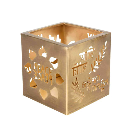 Paz World Peace Candleholder