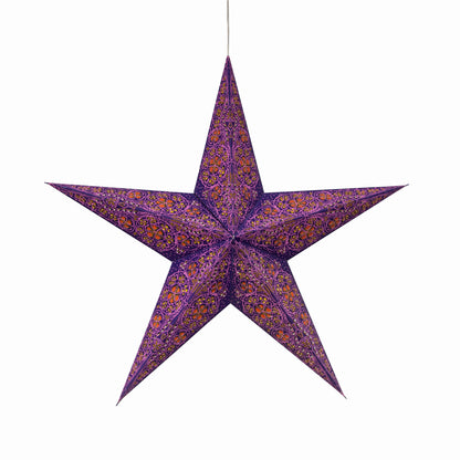Cathedral ~5 P, 24, purple/violet Paper Starlight Lantern
