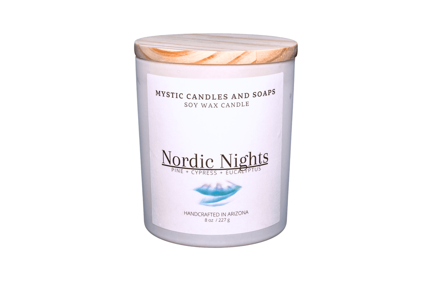 Nordic Nights Highly Scented Handcrafted Soy Wax Candle