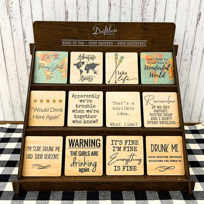 Warning The Girls Are Drinking Again Funny Coasters
