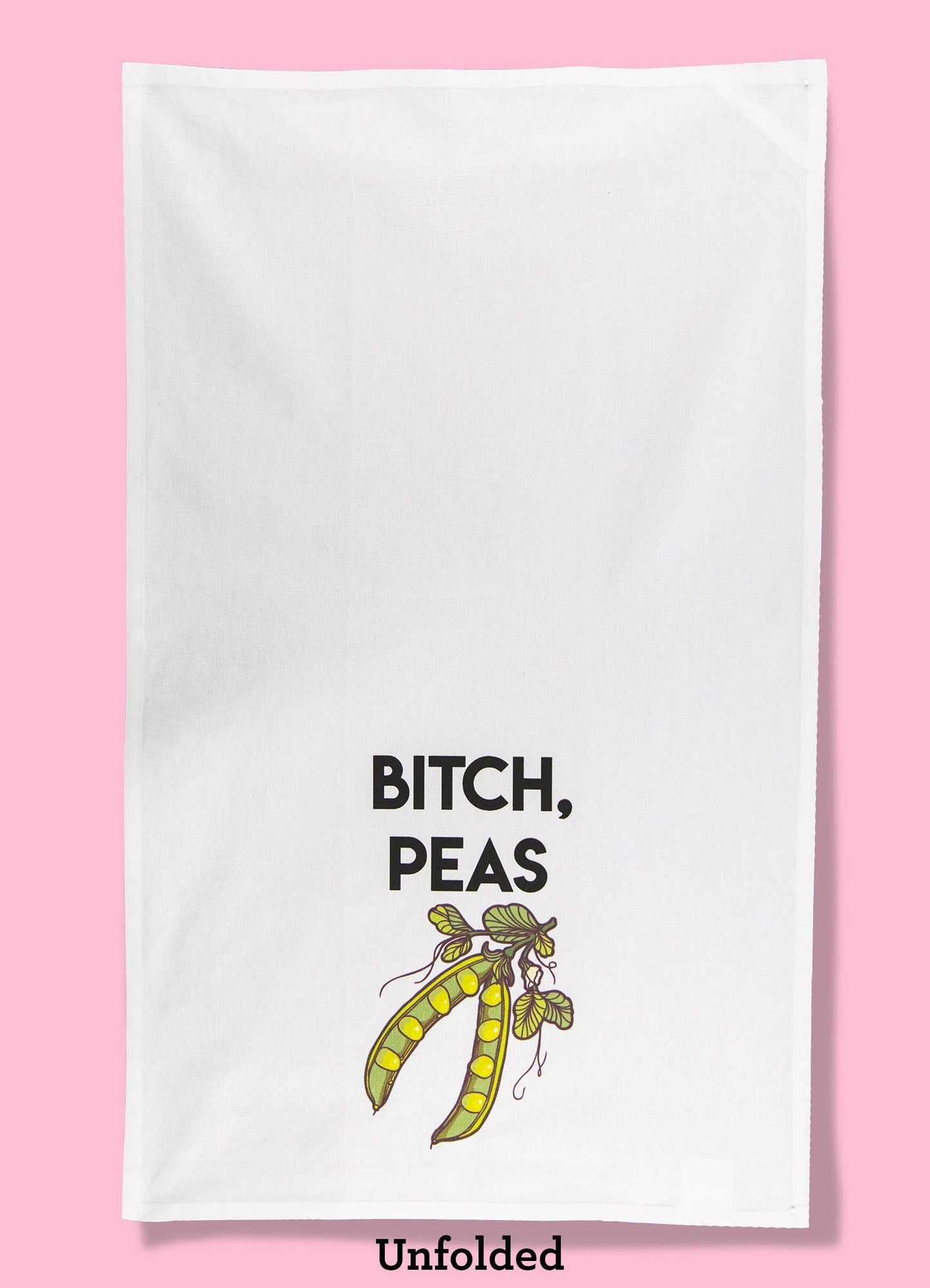 Bitch, Peas Dishtowel