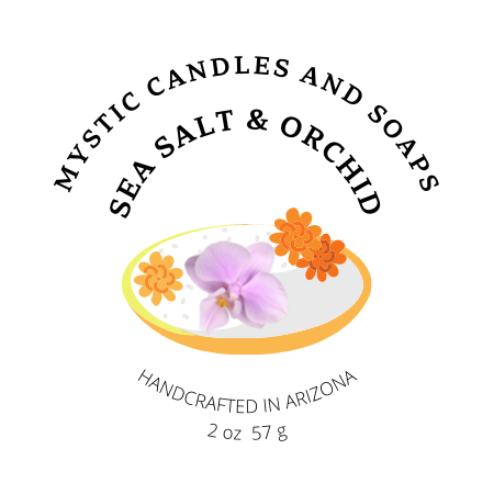 Sea Salt & Orchid Flameless Candle